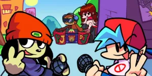 FNF PTR X FNF – I SCREAM! ft. PJ & PaRappa Mobile Mod – Download and Play Online