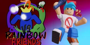 FNF Vs Rainbow Friends V Slice! Mobile Mod – Download and Play Online